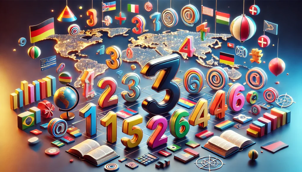 اعداد ۱ تا ۱۰ در ۱۰ زبان برتر دنیا همراه با تلفظ 🌍