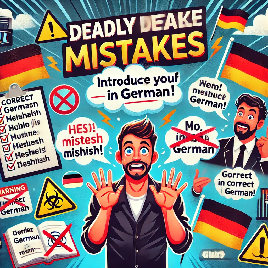 اشتباهات مرگبار در معرفی خود به زبان آلمانی که باید حتما از آن‌ها اجتناب کنی! 🚨🇩🇪