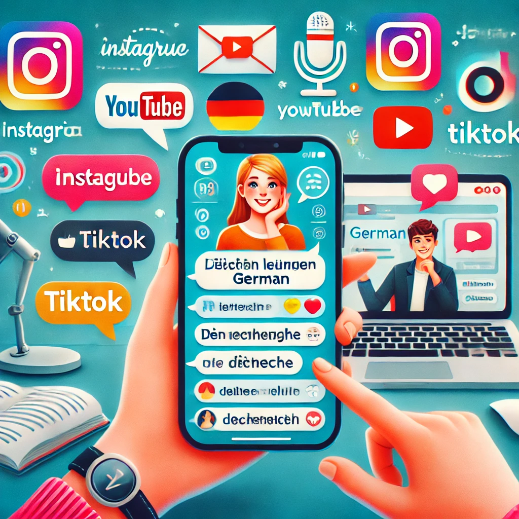 چطور زبان آلمانی را با استفاده از شبکه‌های اجتماعی یاد بگیریم؟ 📱🌍